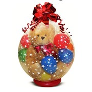 Упаковка подарка в шар фото