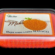 Икра мойвы Маки Масаго Оранжевая фотография