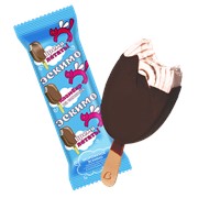 Эскимо «Время летать®» ванильный пломбир с шоколадным топингом в шоколадной