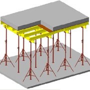 Опалубка на телескопических стойках