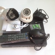 Комплект видеонаблюдения: 2 камеры 1500 твл+ видеорегистратор 300012