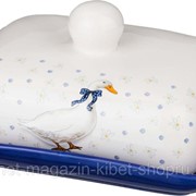 Масленка Чешский Гусь 17,5*13,5*9см фото