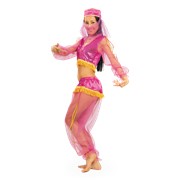 Костюм карнавальный для взрослых Жасмин розовая фотография
