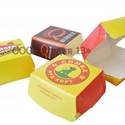 Упаковка для гамбургера "Mini" 101х92х58 картон 250г/м2, полноцветная печать