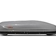 Бокс-багажник на крышу Аэродинамический Серый “Turino Sport Lux“ 480л. Одностороннее открывание фото