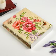 Фотоальбом “Королевские цветы“ на 400 фото 10х15 см в коробке, микс фото