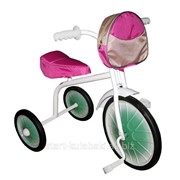 Детский Велосипед Малыш 01С розовый с сумкой фото