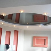 Натяжные потолки из гипсокартона фото