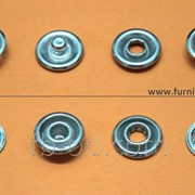 Кнопка трикотажная FB D-9,5 мм- никель фото