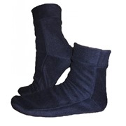 Носки флисовые темно-синие фотография