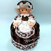 Кукла на чайник фотография