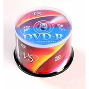 Диск DVD-R VS 4,7GB, 16x, cakebox/50шт, записываемый