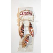 Серьги в комплекте с кулоном Lepenia. фото
