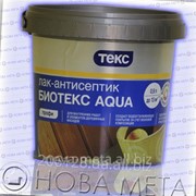 Лак-антисептик на водной основе цвет палисандр БиоТекс Aqua Профи Текс 0,9 л фотография