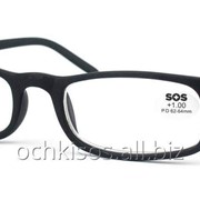 Очки для чтения SOS унисекс модель P 15040 Rubber Black фото