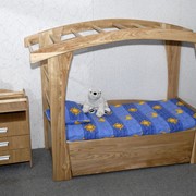 Кровать детская деревянная “ВАРЯ“ фото