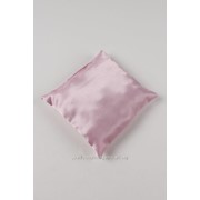 Подушка для колец №53 без декора, розовый /квадрат/17 х 17 см/ фото