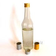 Стеклянная водочная бутылка Стандарт 0.5 л под винтовой алюминиевый колпачок фотография