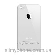 Задняя панель корпуса для мобильного телефона Apple iPhone 4S White стекло фото