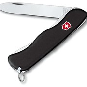 Нож Victorinox Sentinel, 111 мм, 4 функции, с фиксатором лезвия, черный фото
