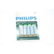 Батарейка R06 Philips блистер 4 штуки фото