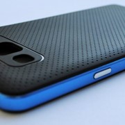 Чехол на Самсунг Galaxy A5 A500H SGP Case Силикон Черный Синий фото
