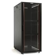 Шкаф напольный TTB-4268-AS 19дюйм 42U 2055х600х800мм перед. стекл. дверь со стальн. перф. боковинами задн. дверь сплошна фото