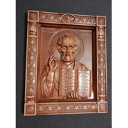 Икона резная Св.Николай фотография