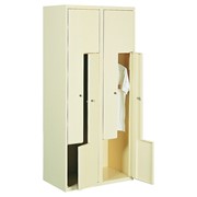 Шкаф металлический с Г-образными дверями Sul 42