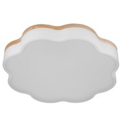 Люстра с ПДУ 1216/1WT LED 78Вт 3000-6000К белый 50х50х5 см фото