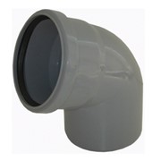 Канализационное колено ПП Ø75 угол 67 фото