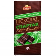 Шоколад горький без сахара "Спартак"