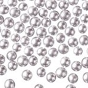 Сахарные декоративные шарики серебрянные, золотые фото