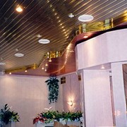 Потолки подвесные алюминиевые фотография