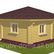 Строительство домов из дерева дикого сруба смереки в Украине. Акция - 1350 грн. за м² по стене. фото