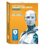 Новинка! ESET NOD32 Smart Security Family (5 устройств, 1 год )