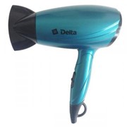 Фен DELTA DL-0933 бирюзовый: 1600Вт, два режима, защита от перегрева, складная ручка фото