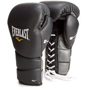 Профессиональные кожаные перчатки Everlast PROTEX2 со шнуровкой