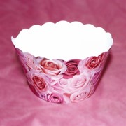 Декоративная форма для капкейков с розами фотография