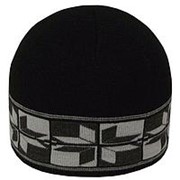 Шапка 12023 черный-свсерый фото