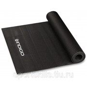 Коврик для йоги и фитнеса INDIGO PVC YG03 173*61*0,3 см Черный фотография