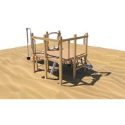 Площадка для игр с песком Кубик Hercules 6233 фото