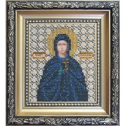 Вышивка бисером икон (“Икона святой мученицы Иулии (Юлии)“) фотография