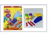 В мини-наборе есть все необходимое, чтобы лепить, резать и выдавливать пластилин Play-Doh! В комплекте 2 больших баночки пластилина Play-Doh и 4 акссесуара для игры., 6935793