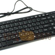 Клавиатура Oklick 530S черный USB slim Multimedia фотография