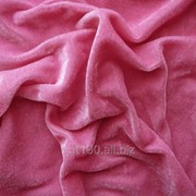 Велюр стрейч цвет ярко-розовый В 17 фотография