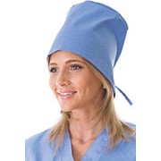 Колпак медицинский смесовая голубой фото