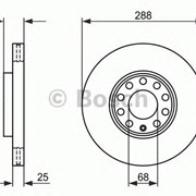 Тормозной диск Bosch 0 986 478 546