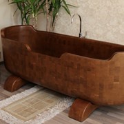 Эксклюзивная ванна из дерева (модель №2) фото
