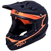 Шлем Full Face DOWNHILL/BMX ZOKA Mat Blk/Org 12отверстий 56-57см, черно-оранжевый матовый KALI
